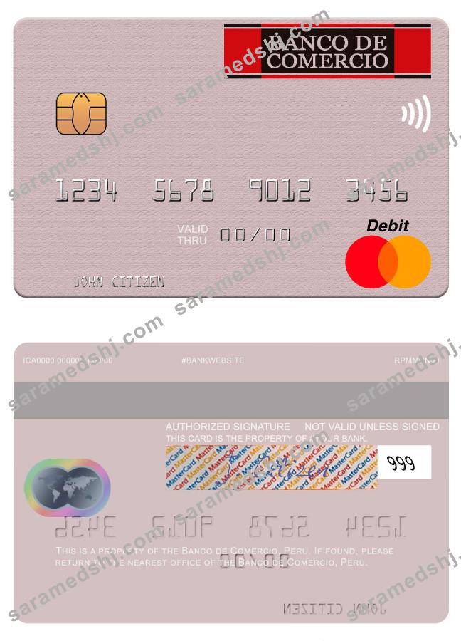 Peru Banco de Comercio mastercard